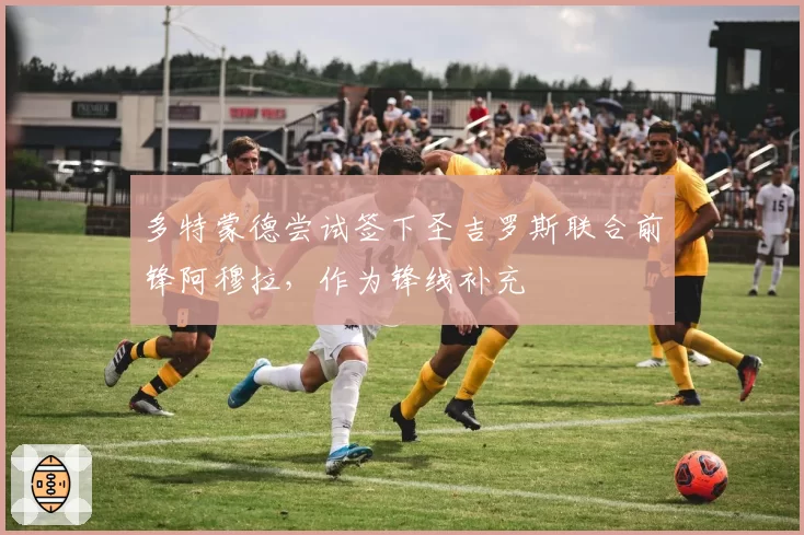 多特蒙德尝试签下圣吉罗斯联合前锋阿穆拉,作为锋线补充